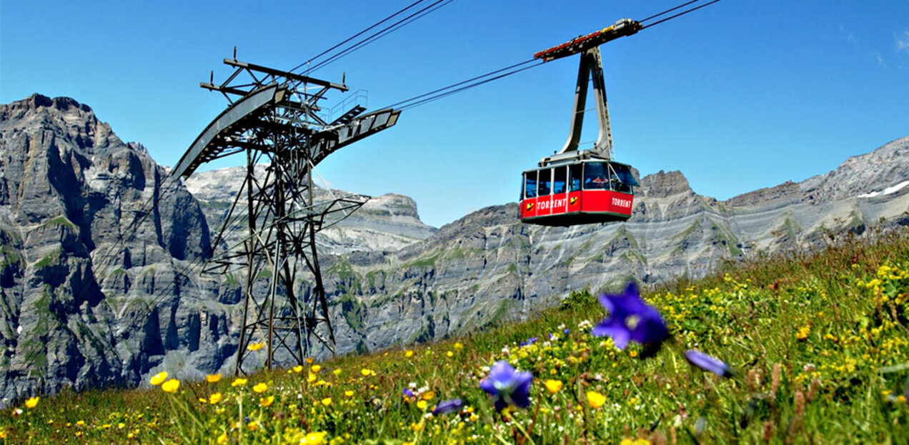 Torrent Luftseilbahn im Sommer Torrent Luftseilbahn im Sommer